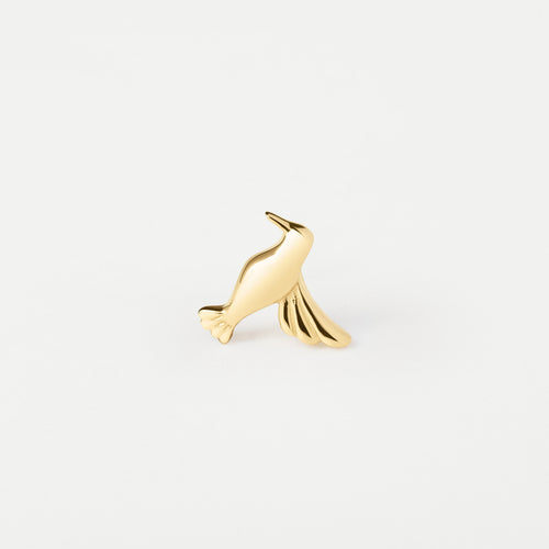 Piercing Beija Flor Ouro Amarelo
