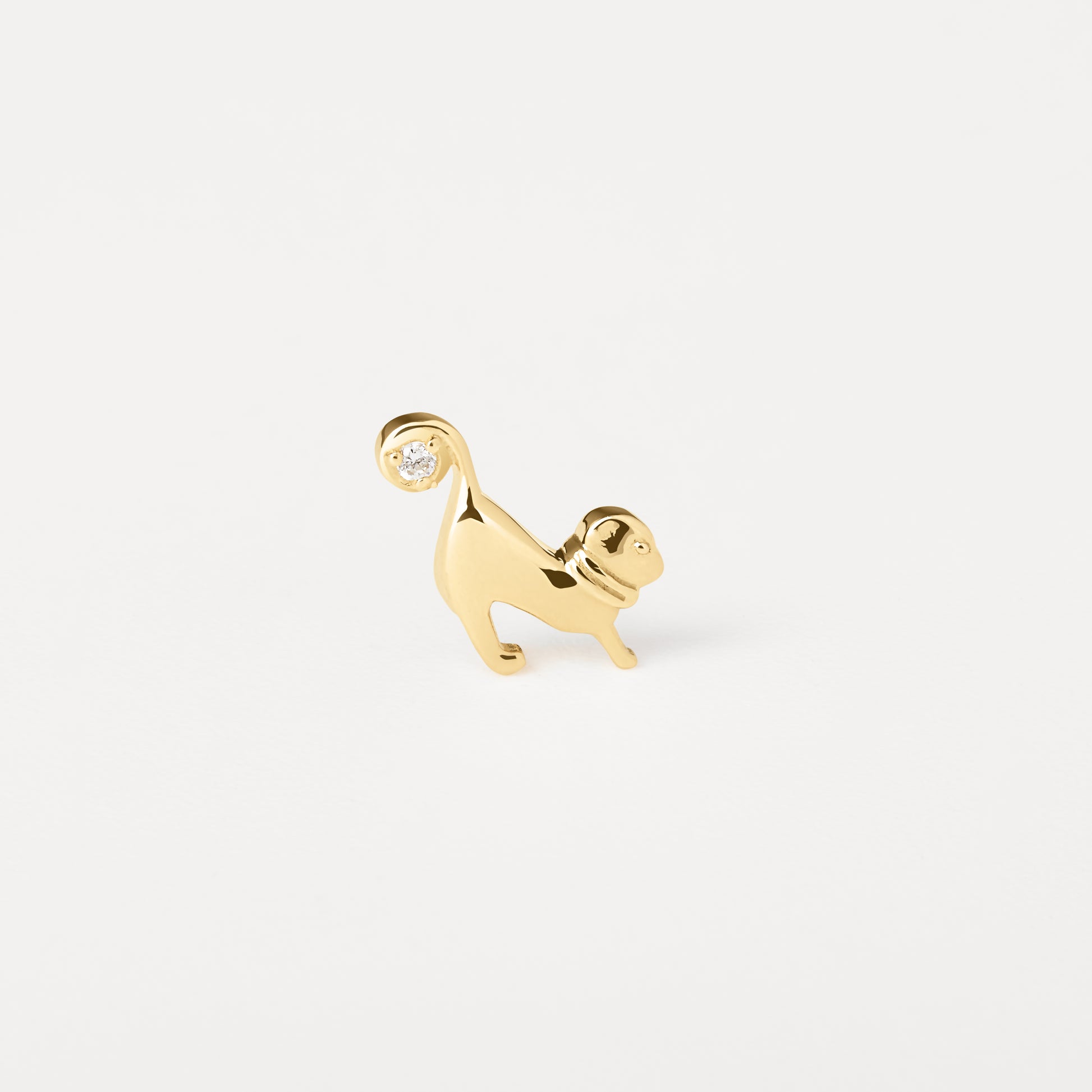 Piercing Gato Dot Ouro Amarelo