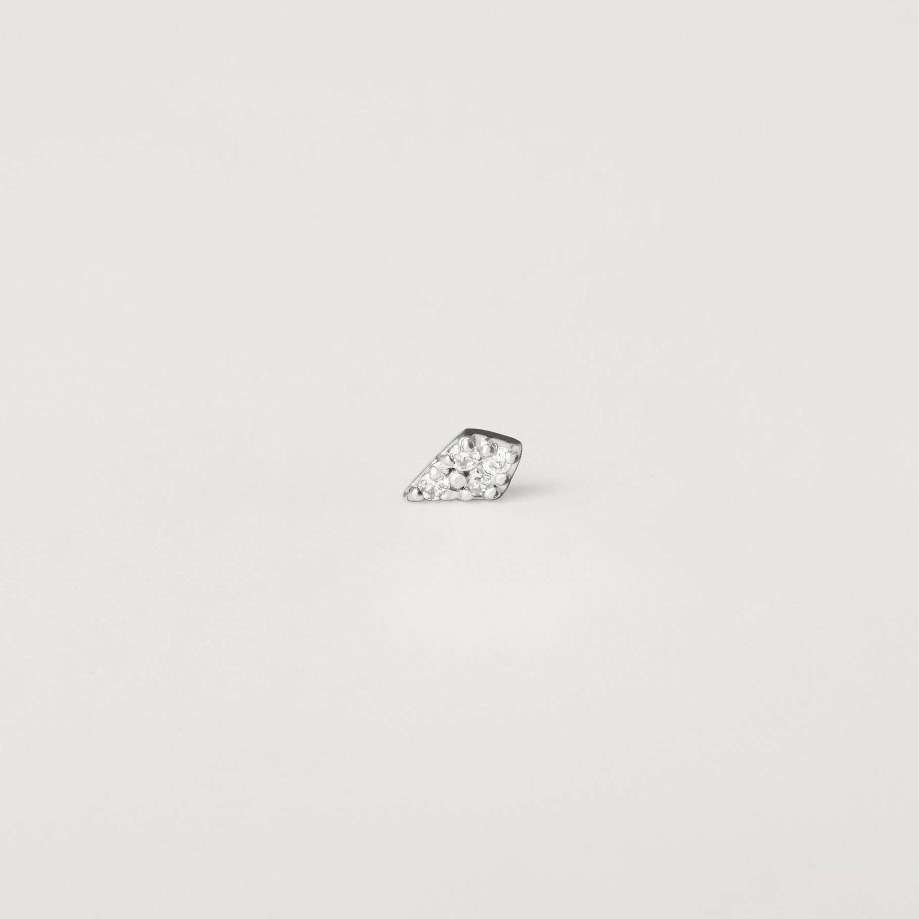 PIERCING PIPA PAVÊ OURO AMARELO