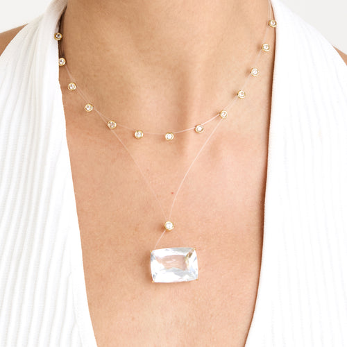 Colar Cushion Tie Ouro Amarelo