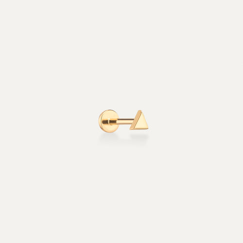 Piercing Triângulo Ouro Amarelo
