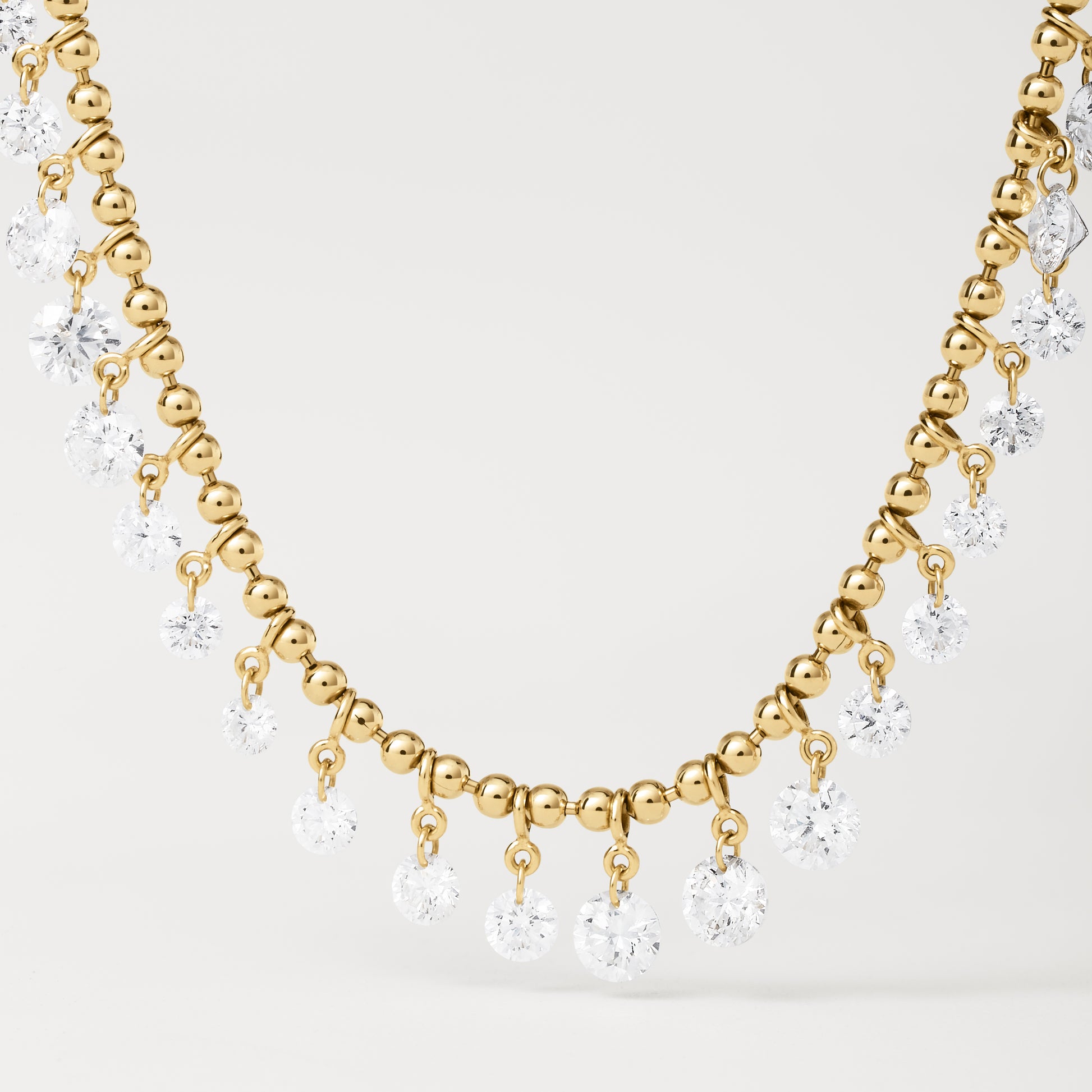 Colar Bubble e Floating Diamonds 3,72 cts