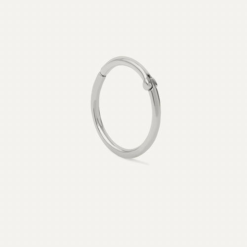 Piercing Argola 10mm Ouro Branco