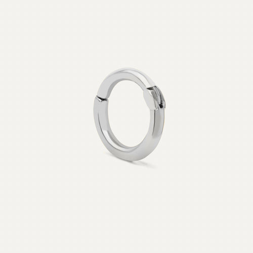 Piercing Argola 6mm Ouro Branco