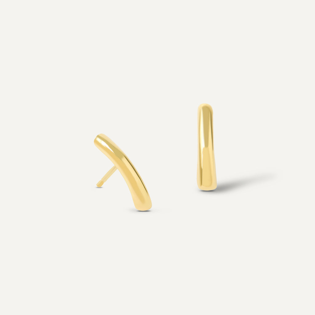 Brinco Line Ouro Amarelo