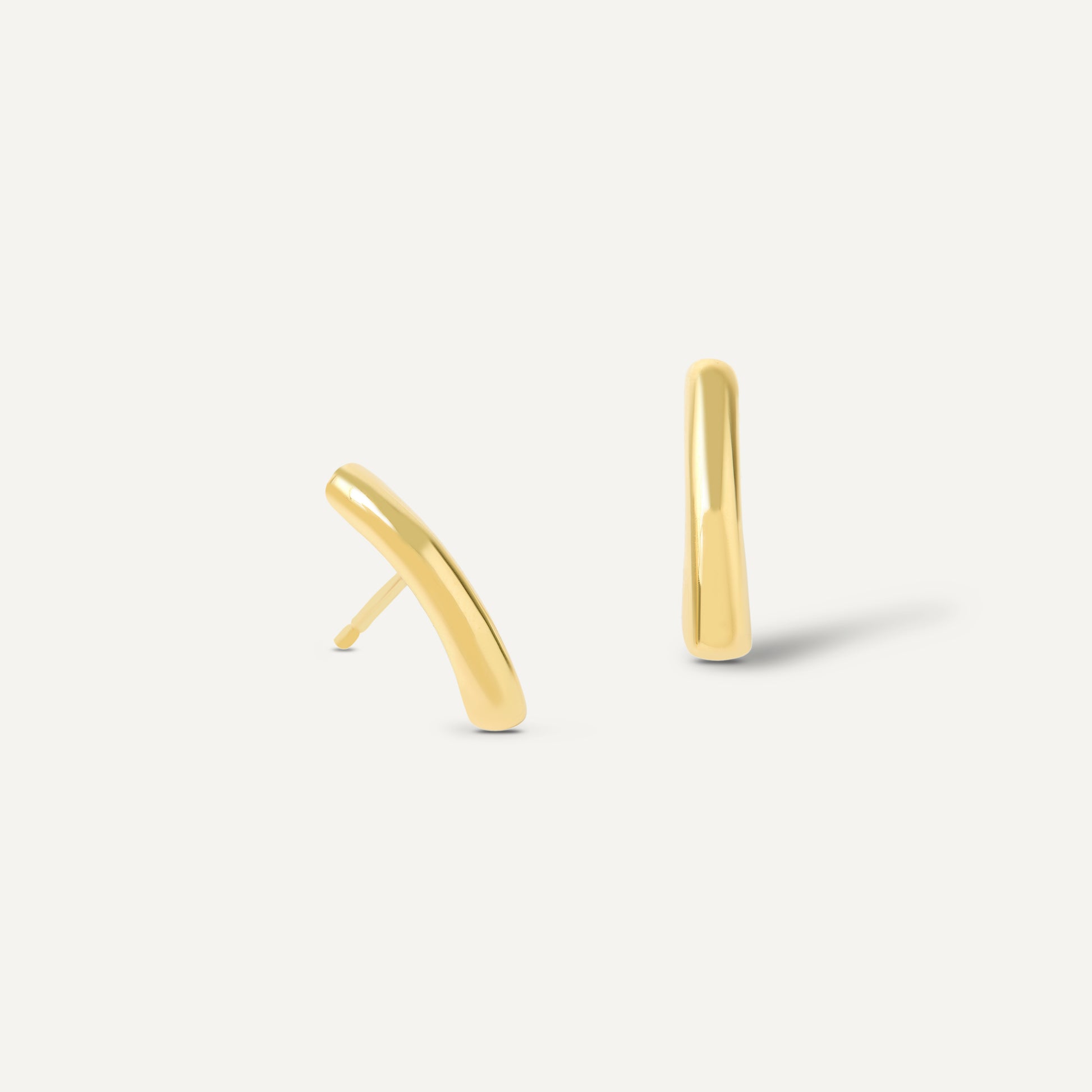 Brinco Line Ouro Amarelo