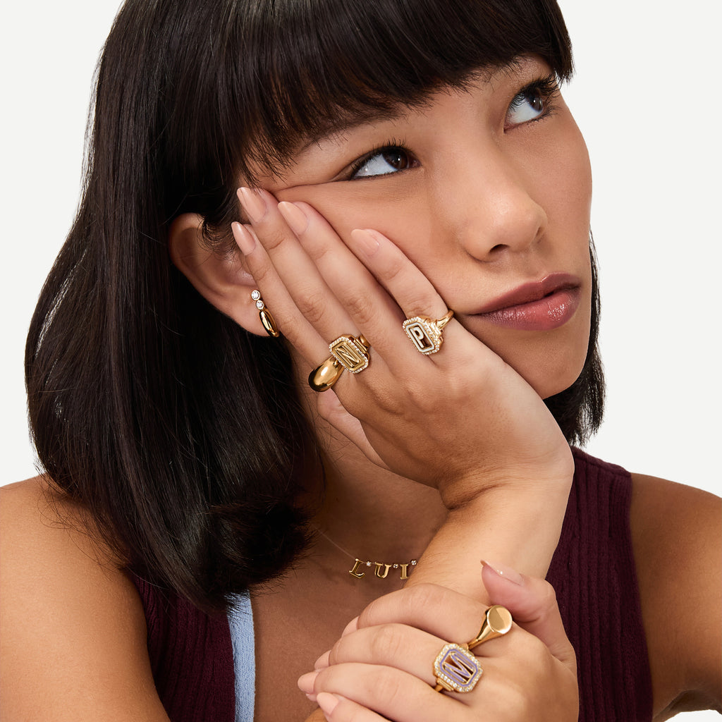 Anel Poppy Ouro Amarelo