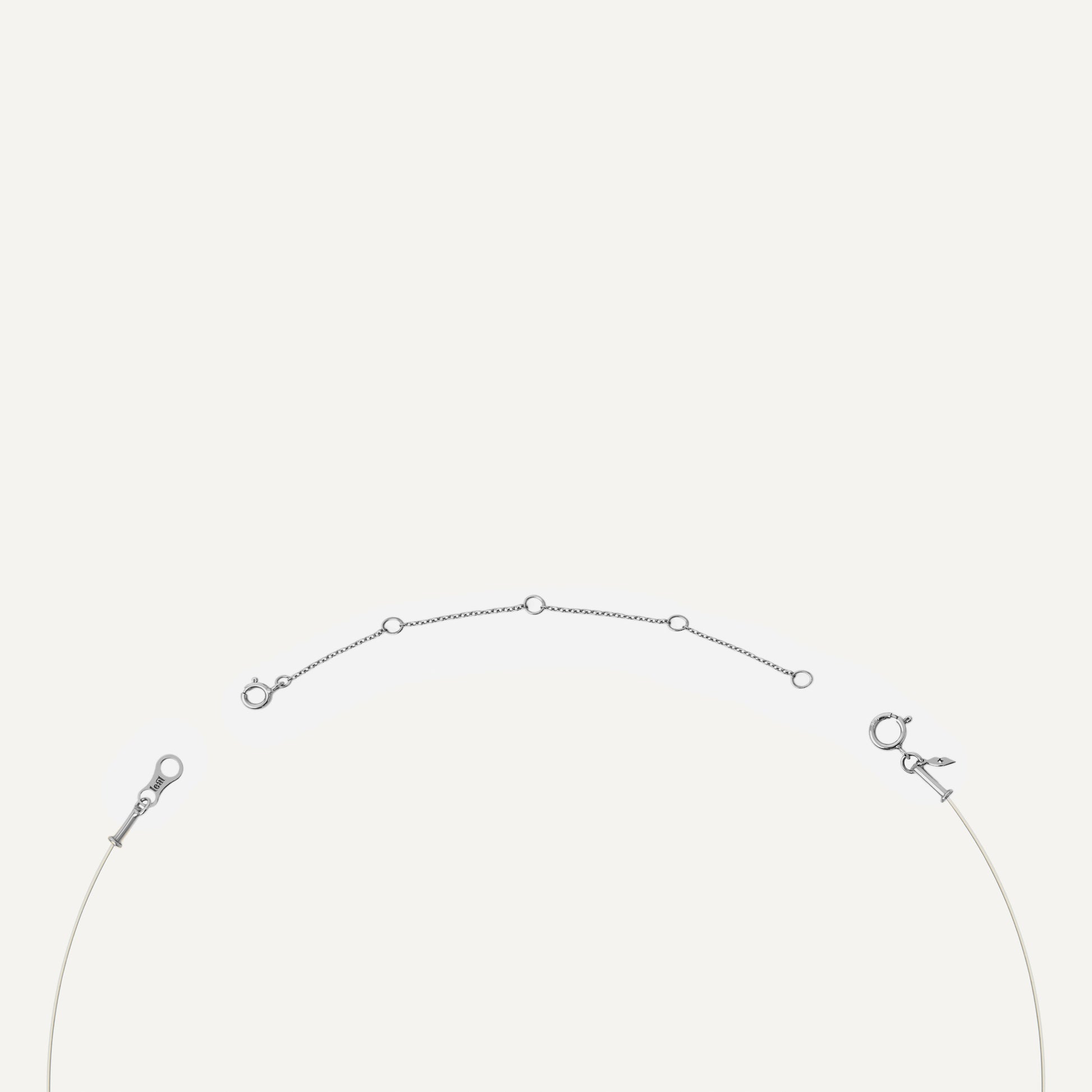 Extensor de Colar Ouro Branco