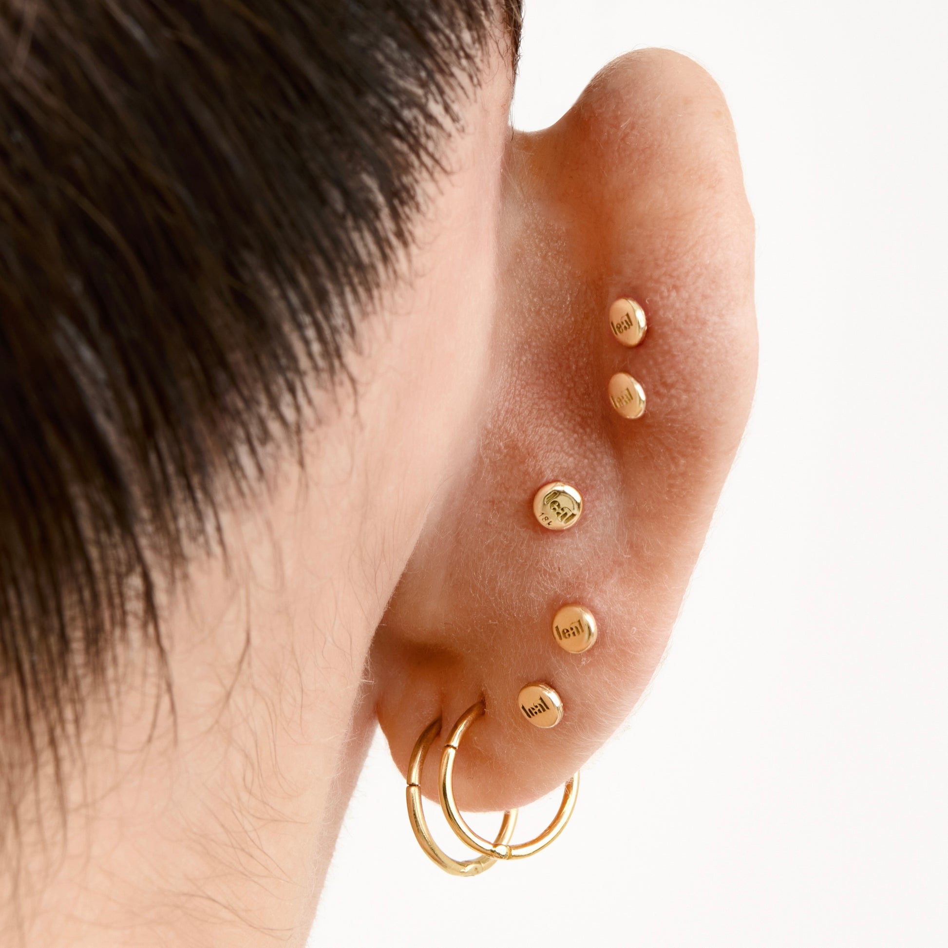 Piercing Shine Ouro Branco Diamante