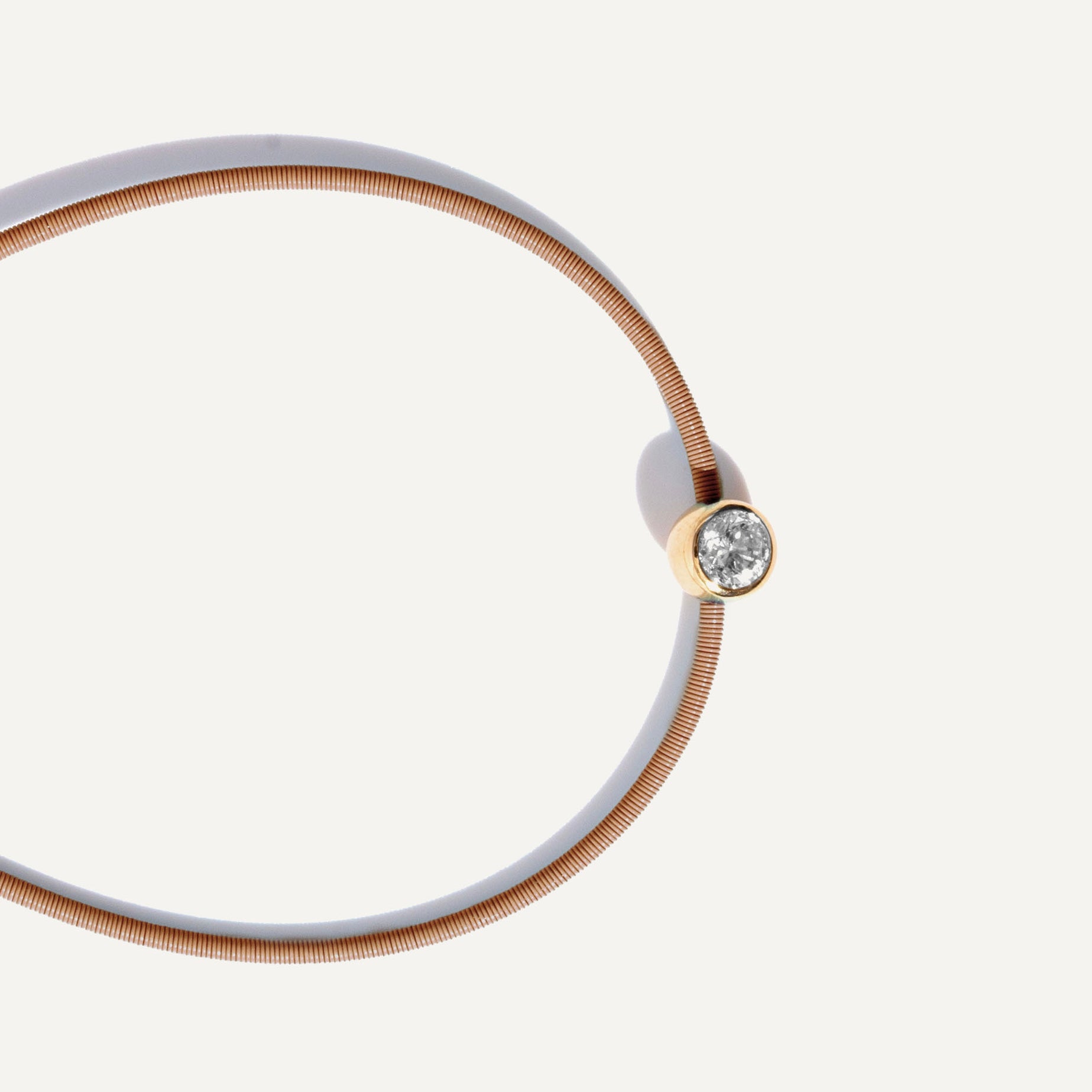 Pulseira Dora Solitário em Ouro Amarelo