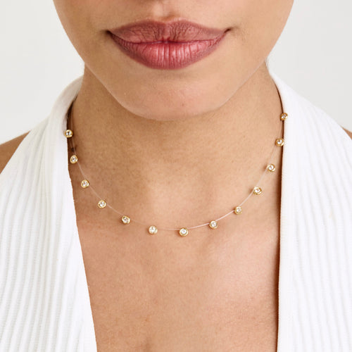 Colar Lola Incolor Ouro Amarelo