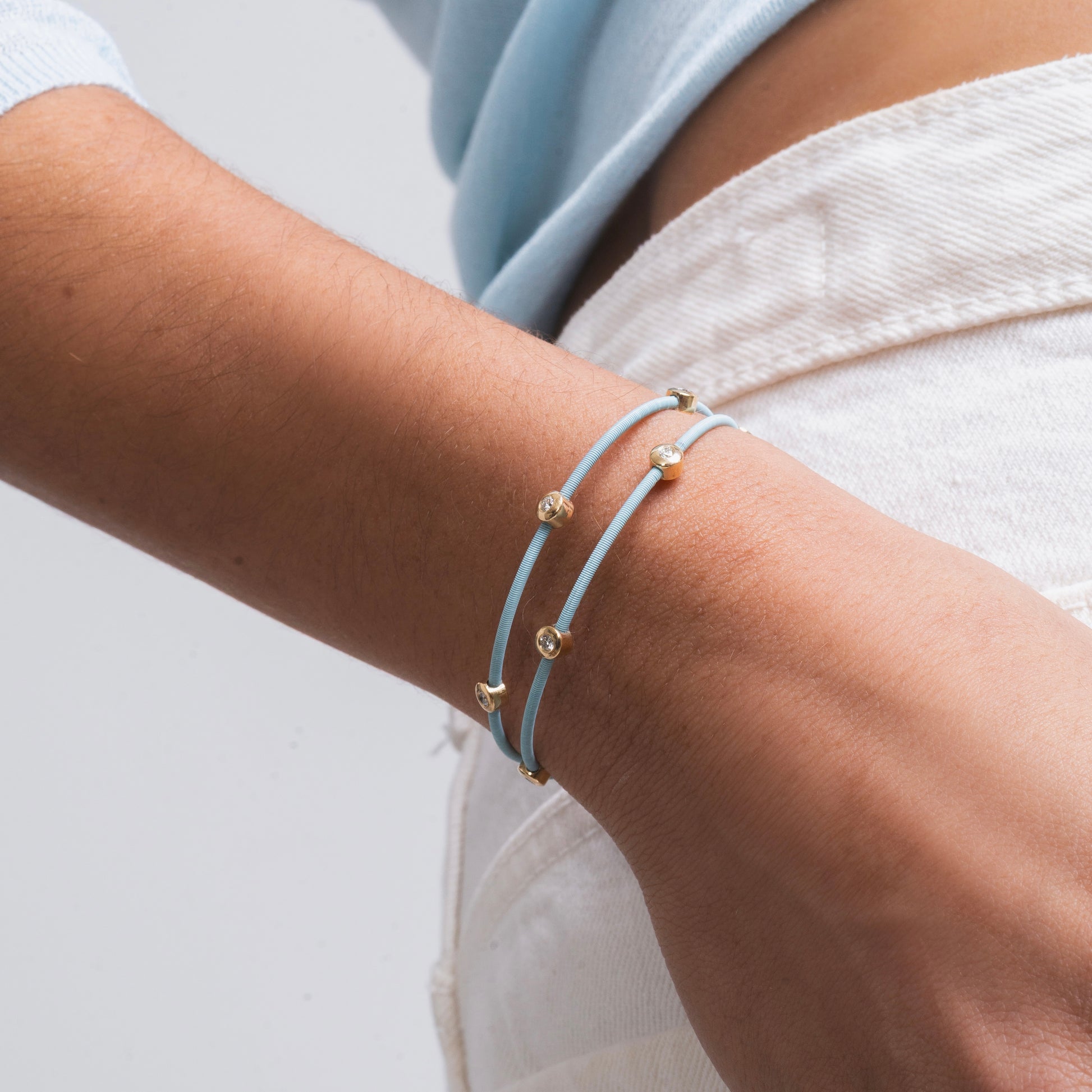 Pulseira Dora Dots em Ouro Amarelo