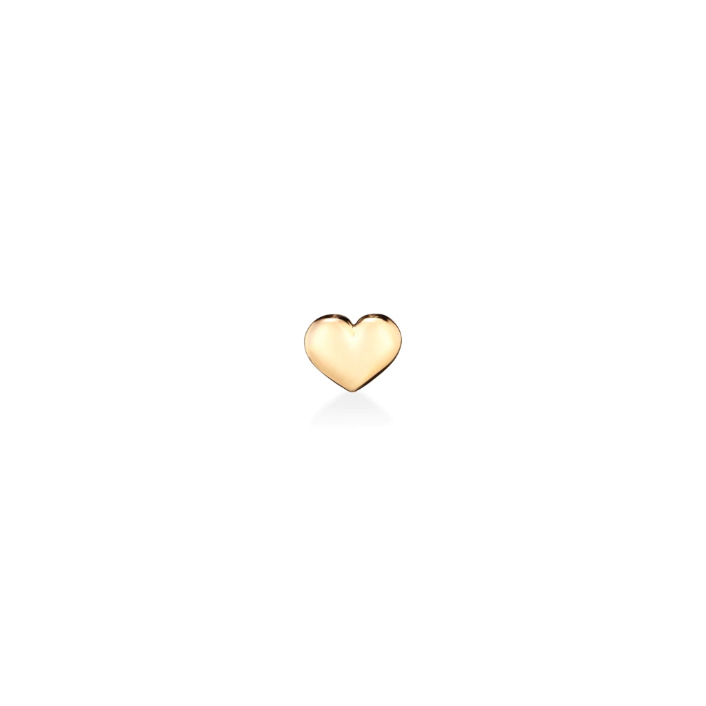 Piercing Bubble Heart Ouro Amarelo