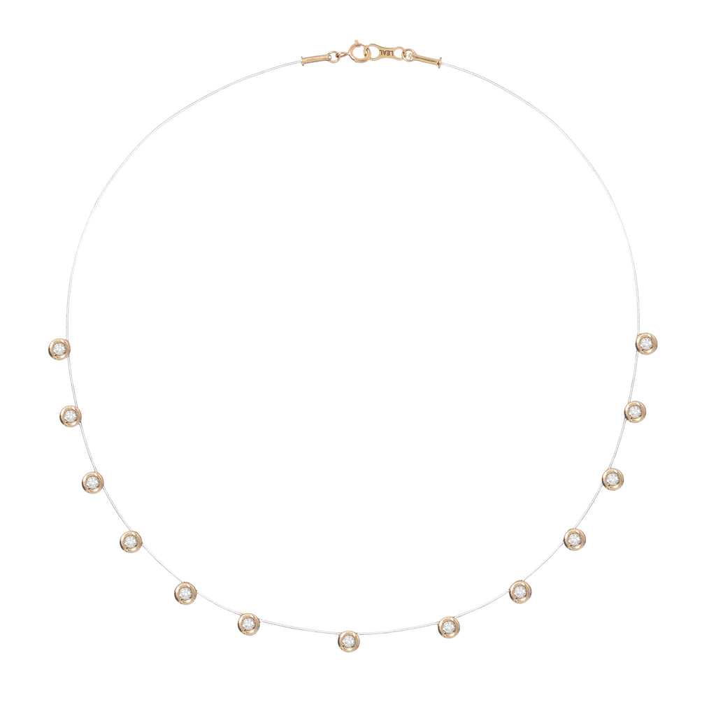Colar Lola Incolor Ouro Amarelo
