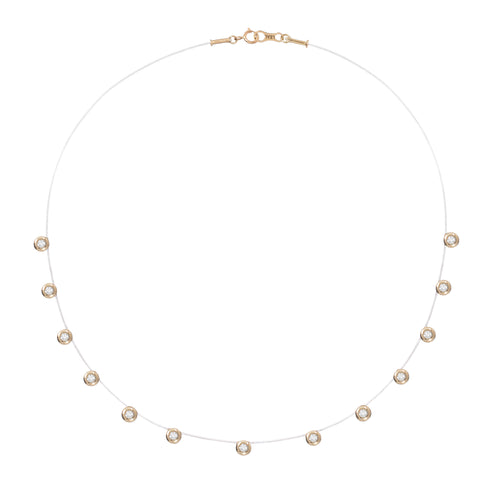Colar Lola Incolor Ouro Amarelo