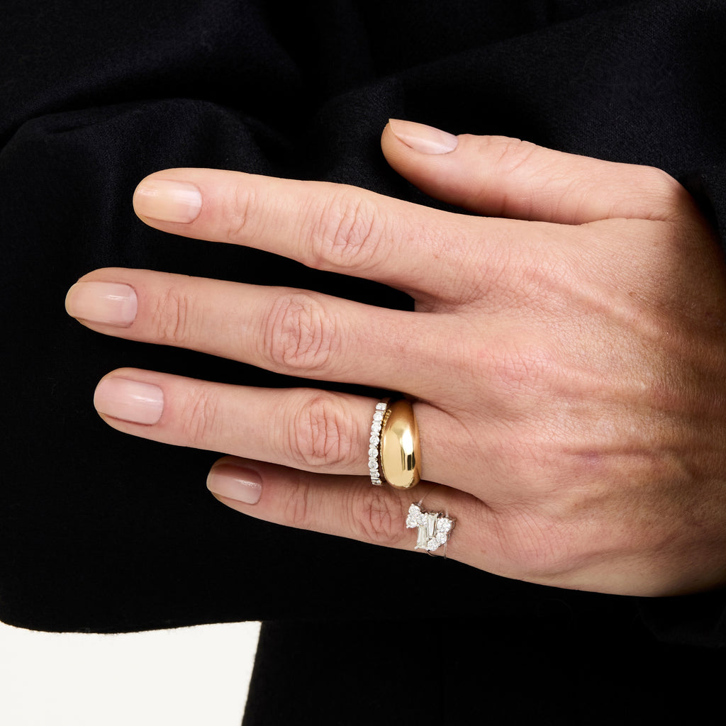 Anel Bubble Ouro Amarelo