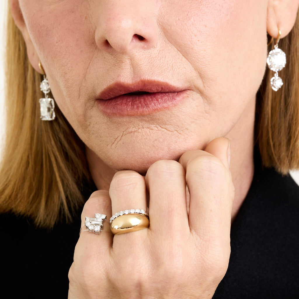 Anel Bubble Ouro Amarelo