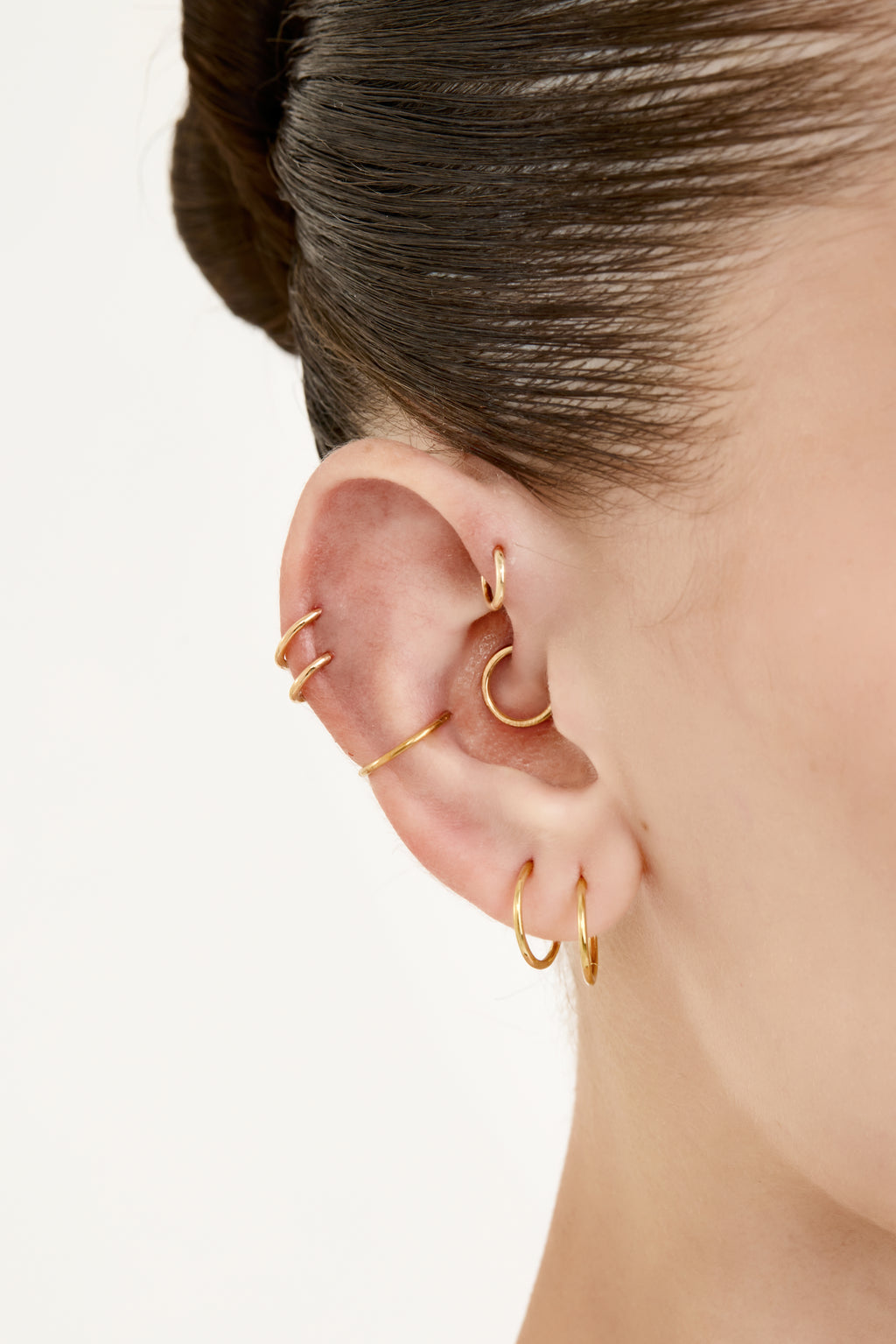 Piercing Argola 10mm Ouro Amarelo