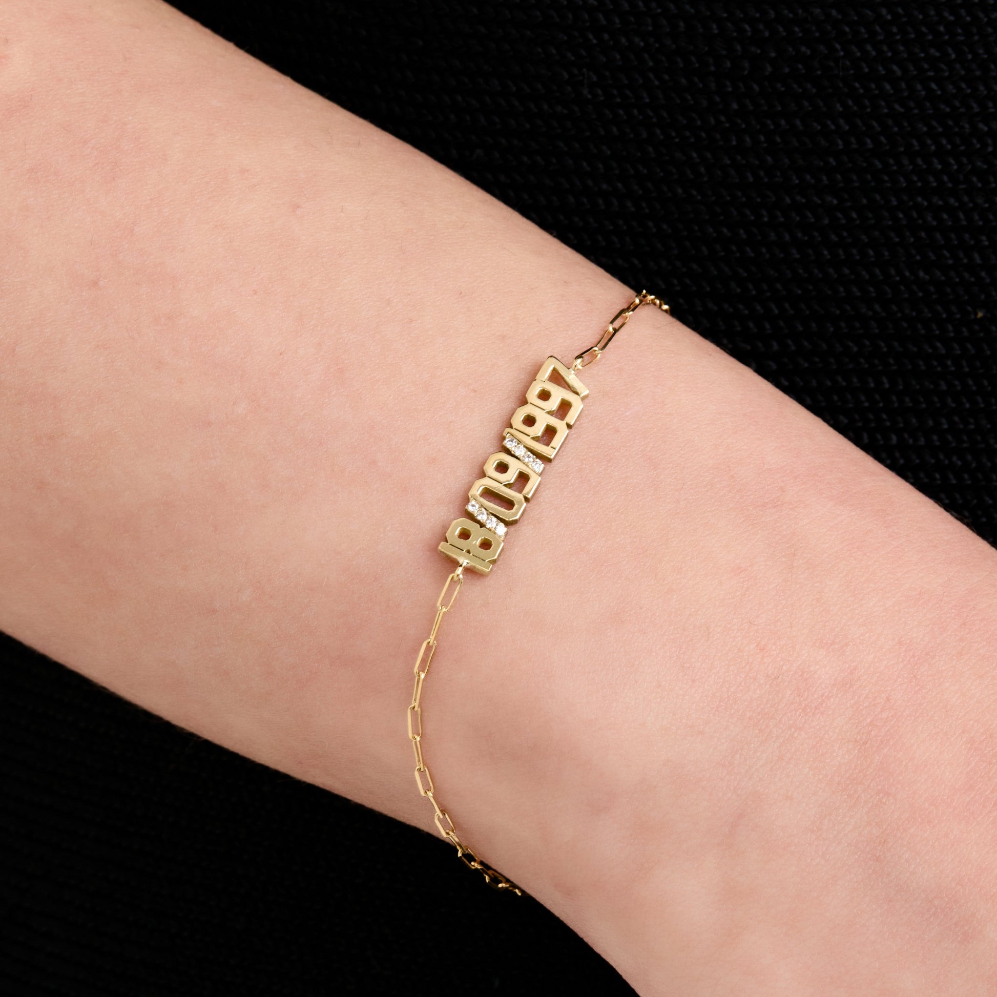 Pulseira Data Ouro Amarelo
