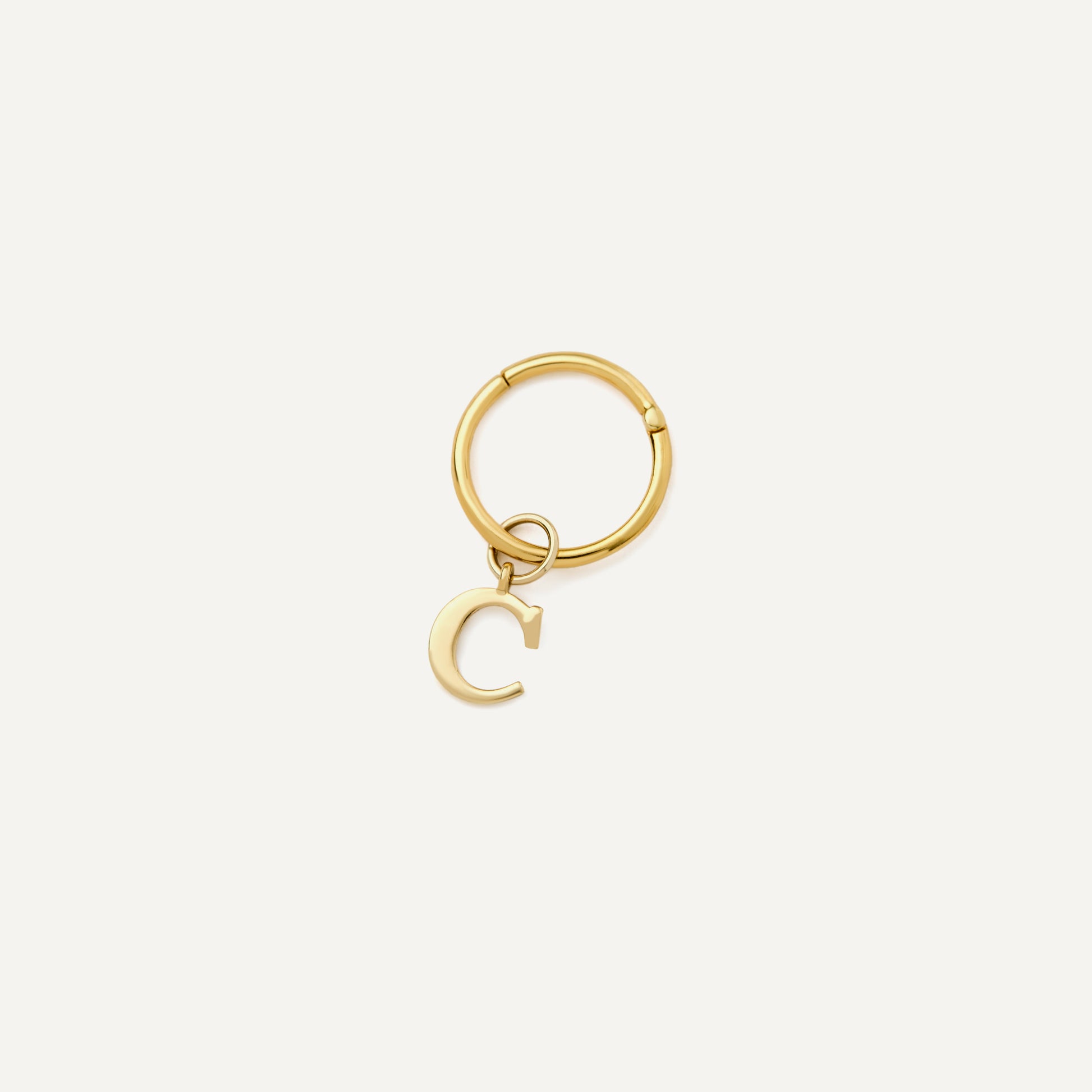 Piercing Argola 10mm Ouro Amarelo