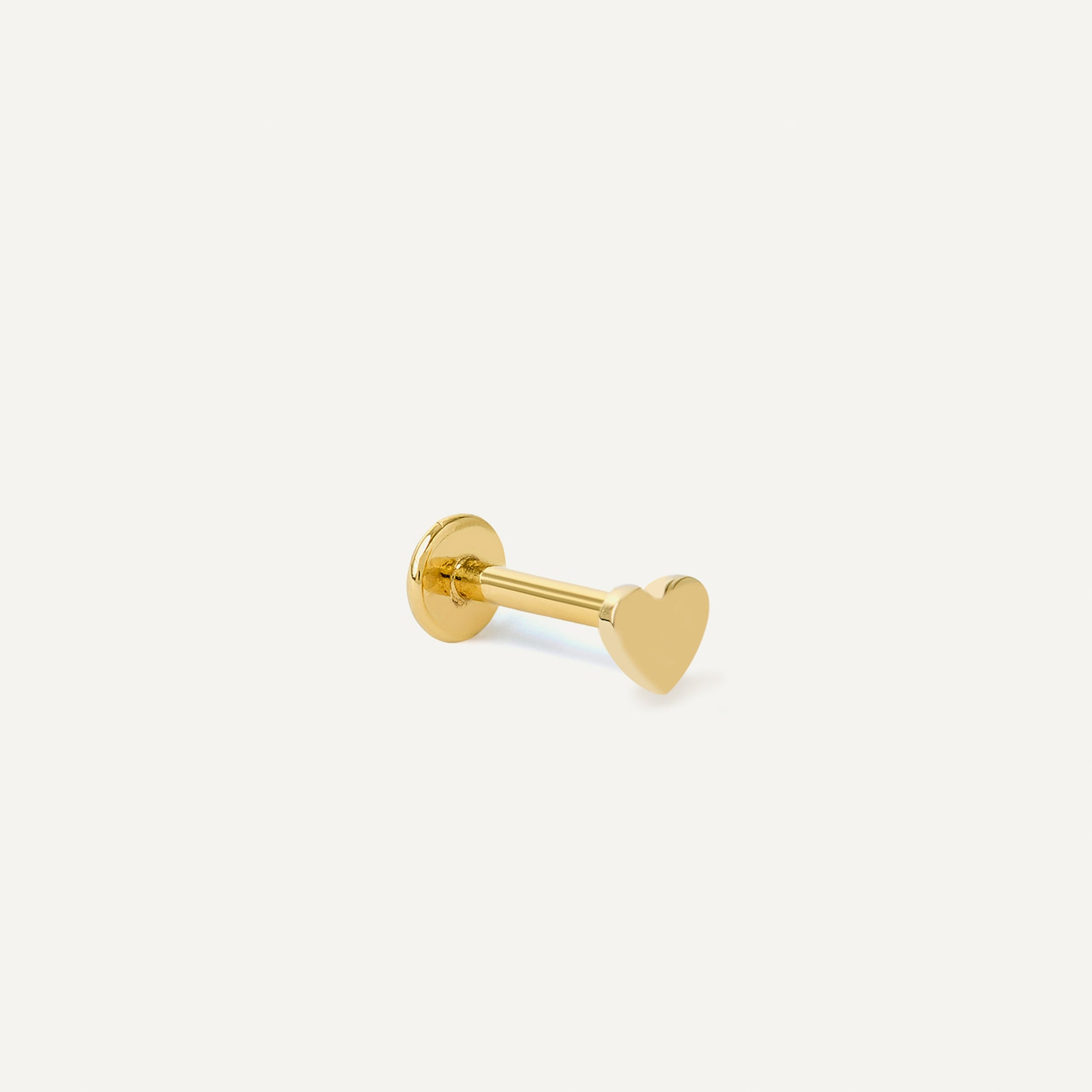 Piercing Heart Ouro Amarelo