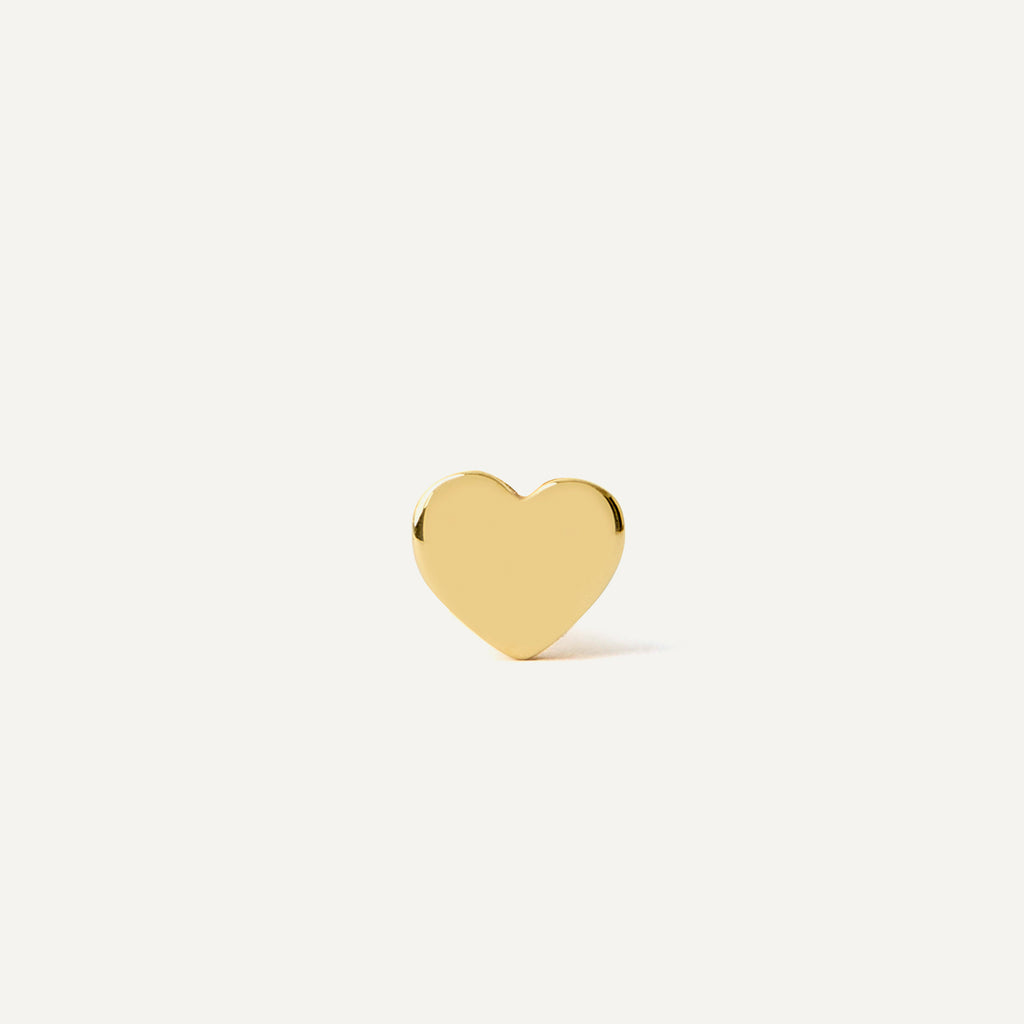 Piercing Mini Heart Ouro Amarelo