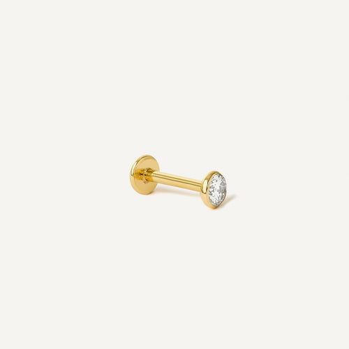 Piercing Ponto de Luz 3mm Ouro Amarelo