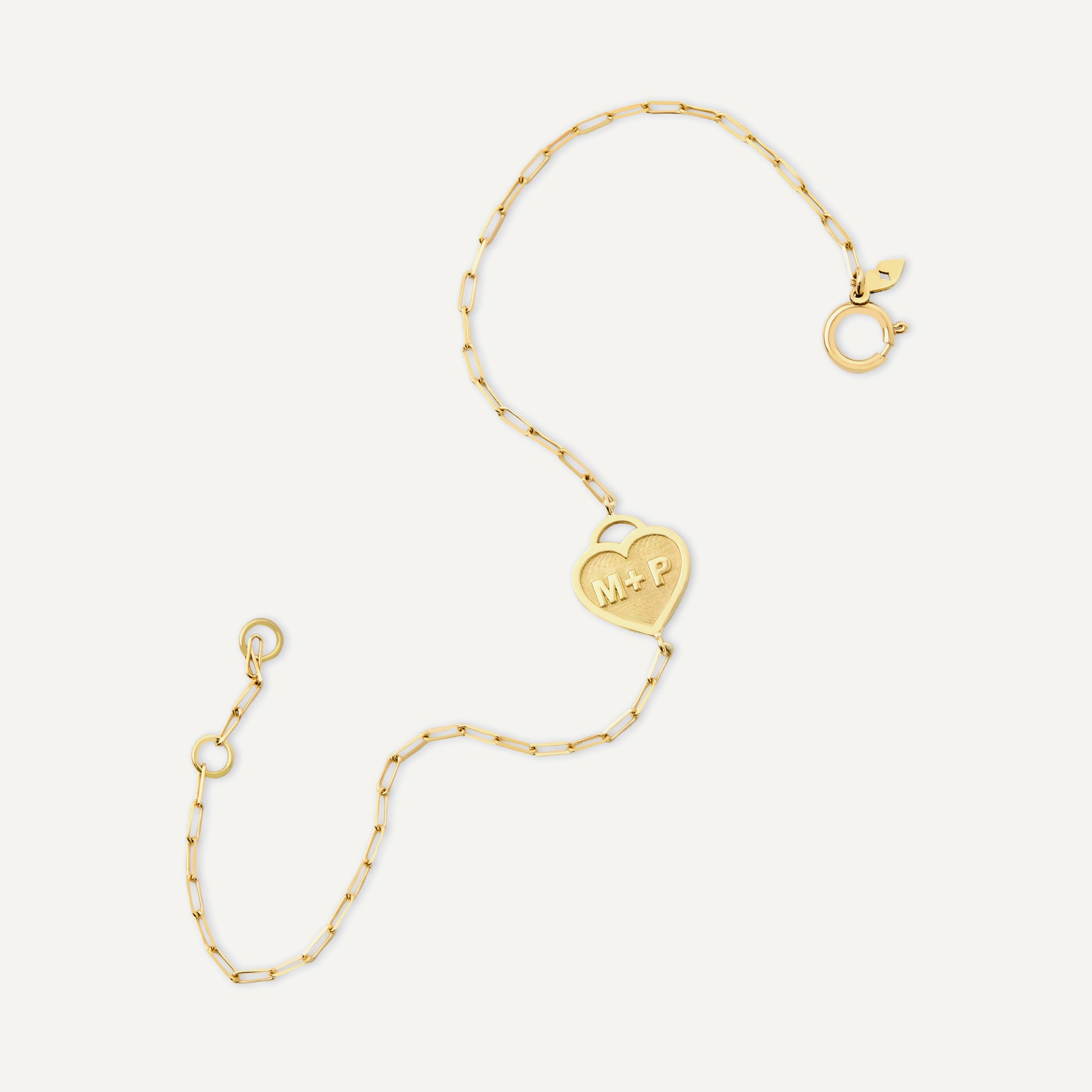 Pulseira Love Heart Ouro Amarelo