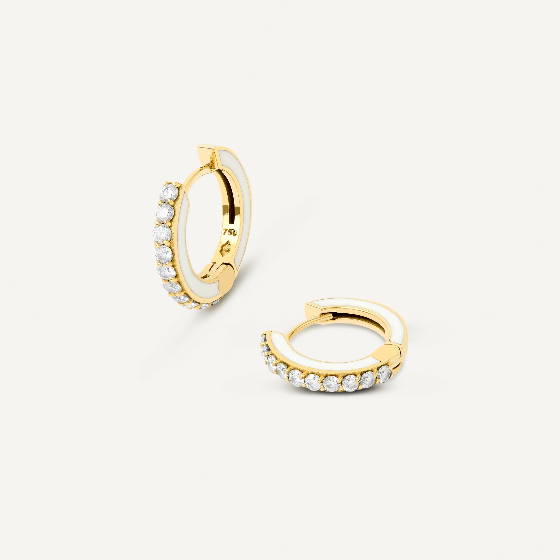 Argola Cesca Pavê M Ouro Amarelo