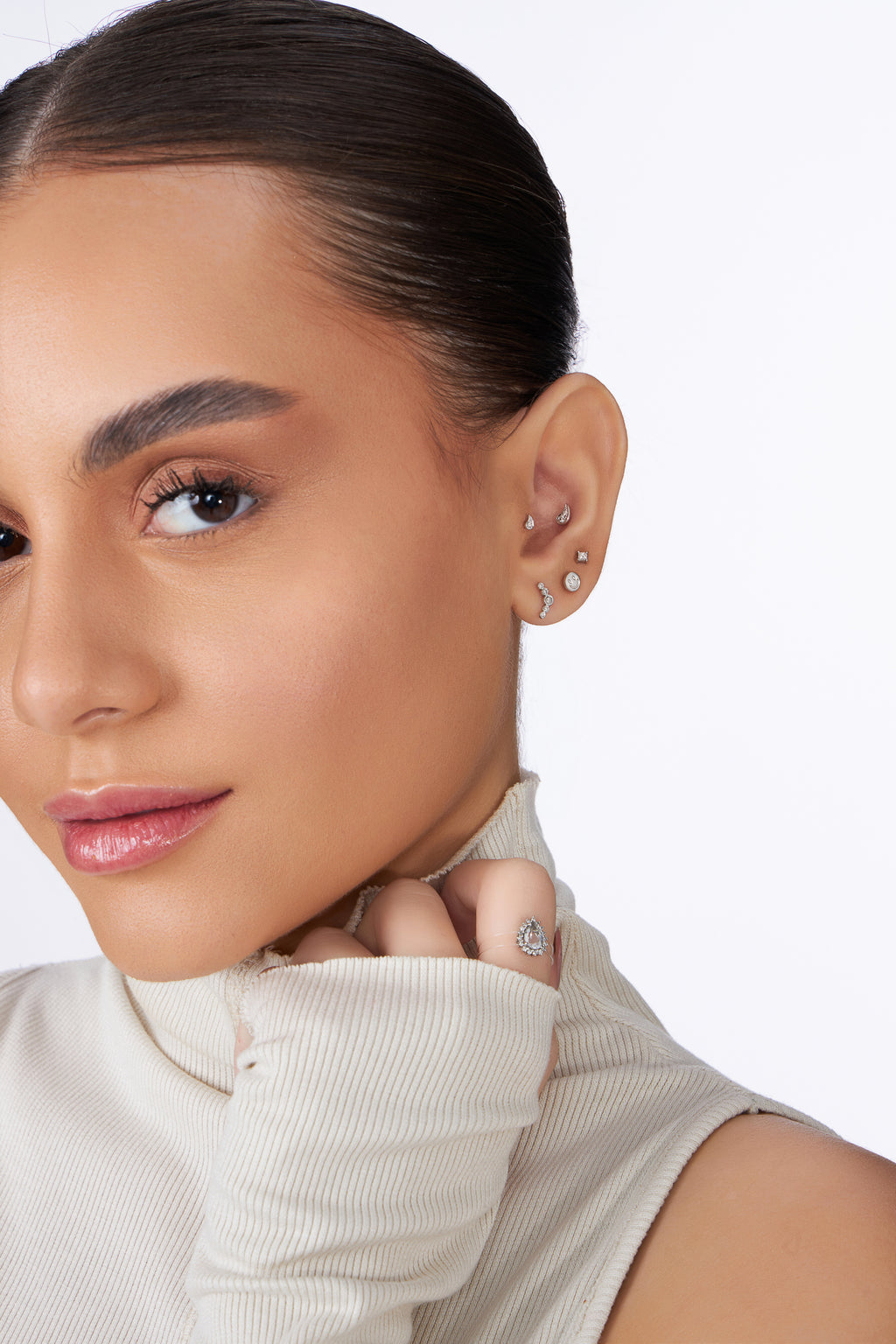 Piercing Smile Ouro Branco