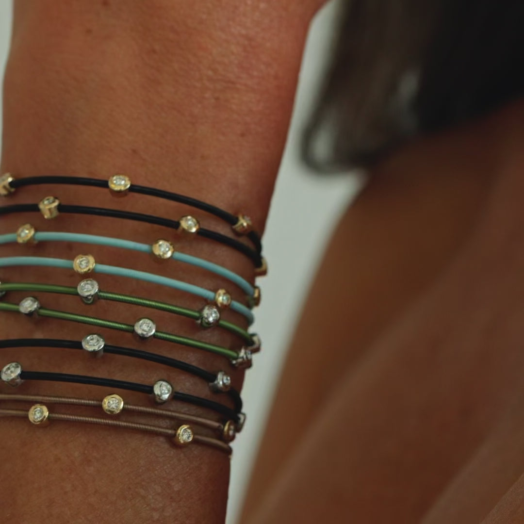 Pulseira Dora Dots em Ouro Amarelo