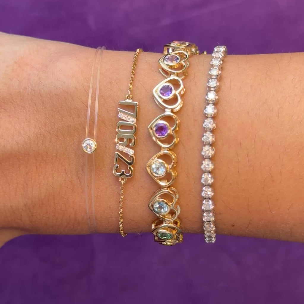 Pulseira Lola Diamante Ouro Branco