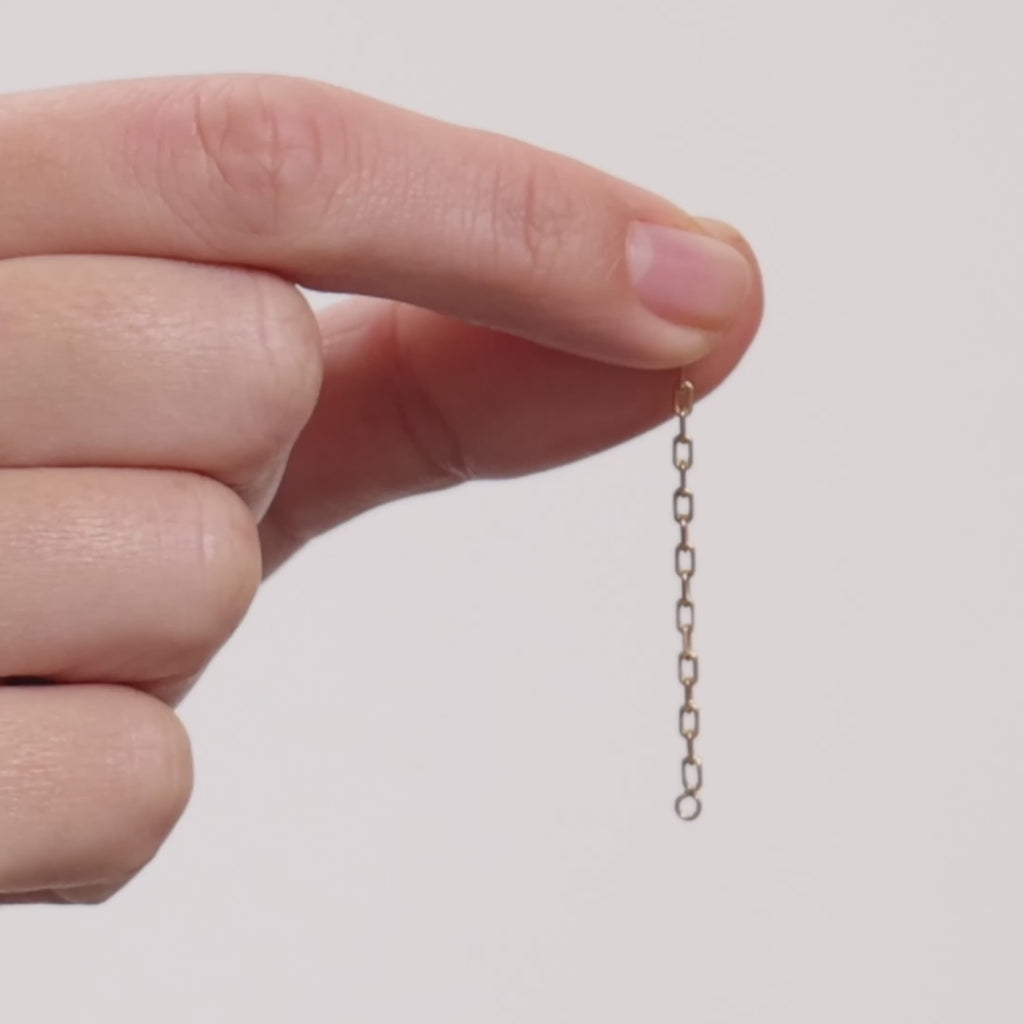 Corrente Avulsa para Brincos Ouro Amarelo
